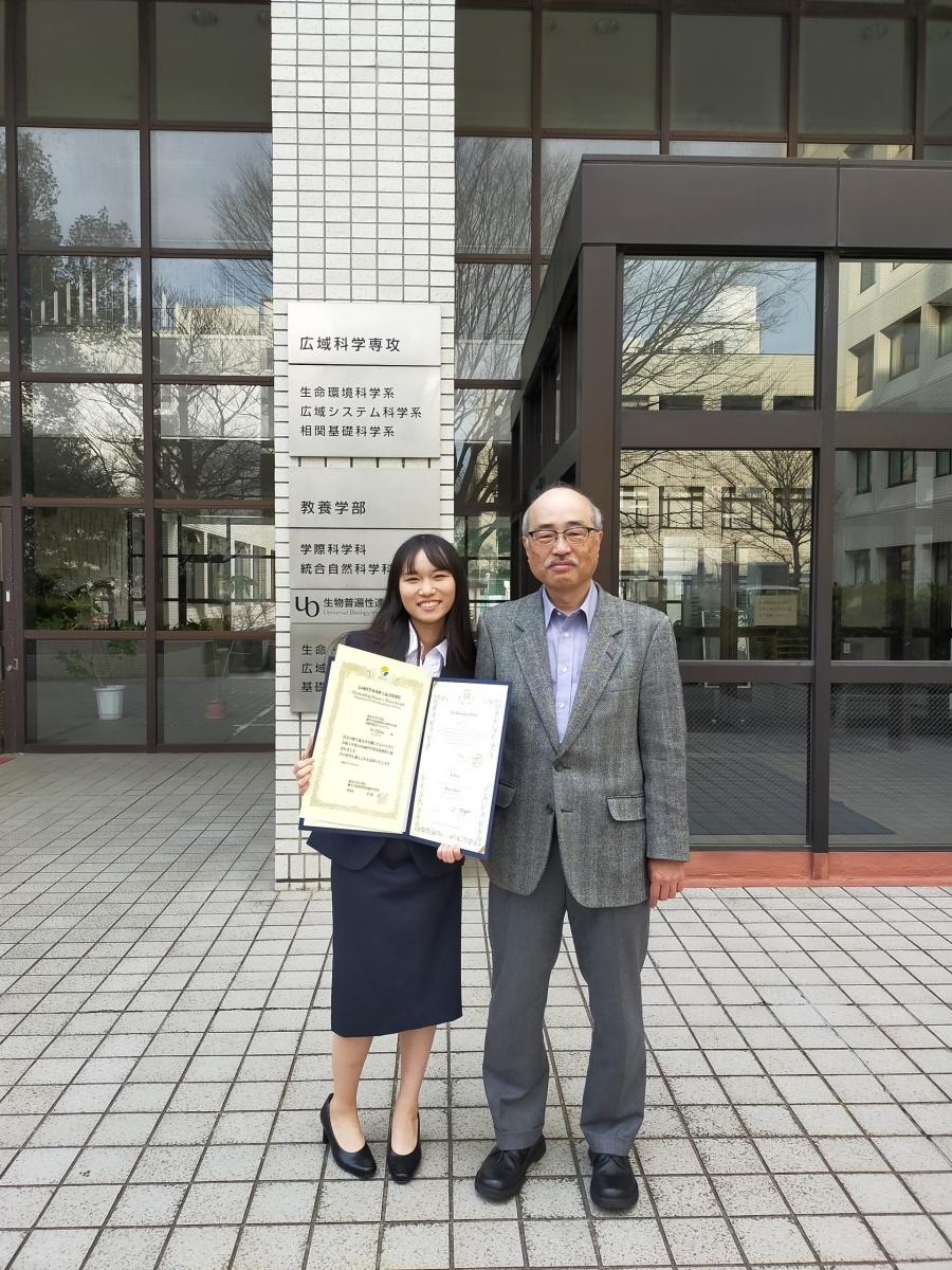 March 2021Graduation of Li Zijing